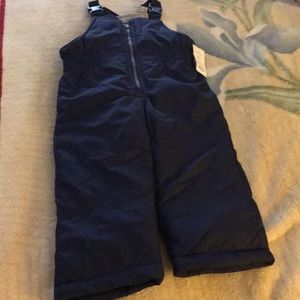 New Carters Blue Ski Bibs  2T Snow Overall Toddler